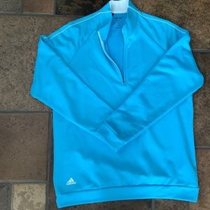 Addidas quarter zip pullover. Size medium. Color blue.